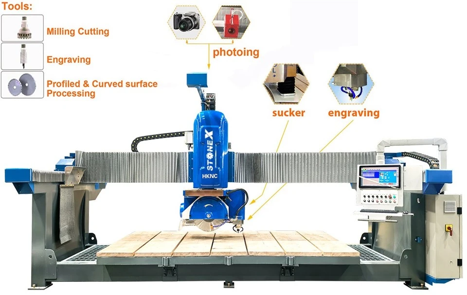 Automatic Cnc Stone Cutting Machine high quality
